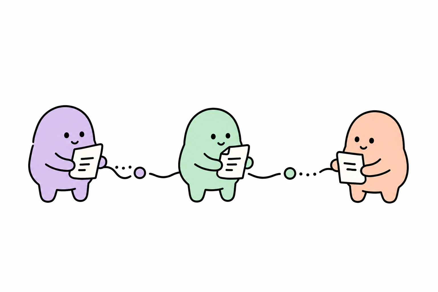 Agents connected and sharing context